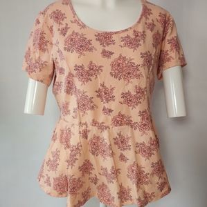 Adorable Forever 21 Peplum Top Size XL